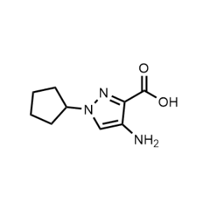 4-Amino-1-cyclopentyl-1H-pyrazole-3-carboxylic acid|CS-1025976