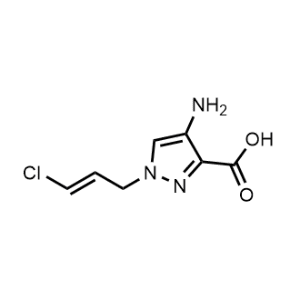 4-Amino-1-(3-chloroallyl)-1H-pyrazole-3-carboxylic acid|CS-1026053