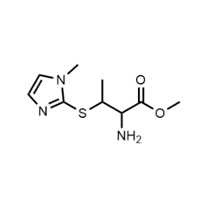 Methyl 2-amino-3-((1-methyl-1H-imidazol-2-yl)thio)butanoate|CS-1026162