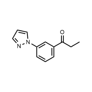 1-(3-(1H-Pyrazol-1-yl)phenyl)propan-1-one|CS-1026231