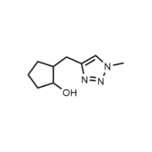 2-((1-Methyl-1H-1,2,3-triazol-4-yl)methyl)cyclopentan-1-ol|CS-1026297