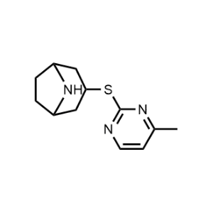 3-((4-Methylpyrimidin-2-yl)thio)-8-azabicyclo[3.2.1]octane|CS-1026304