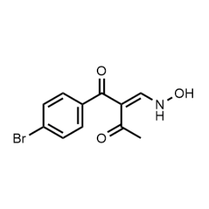 1-(4-Bromophenyl)-2-((hydroxyamino)methylene)butane-1,3-dione|CS-1026441