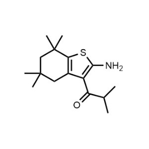 1-(2-Amino-5,5,7,7-tetramethyl-4,5,6,7-tetrahydrobenzo[b]thiophen-3-yl)-2-methylpropan-1-one|CS-1026533