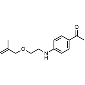 1-(4-((2-((2-Methylallyl)oxy)ethyl)amino)phenyl)ethan-1-one|CS-1026552