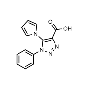1-Phenyl-5-(1H-pyrrol-1-yl)-1H-1,2,3-triazole-4-carboxylic acid|CS-1026589