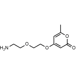 4-(2-(2-Aminoethoxy)ethoxy)-6-methyl-2H-pyran-2-one|CS-1026598