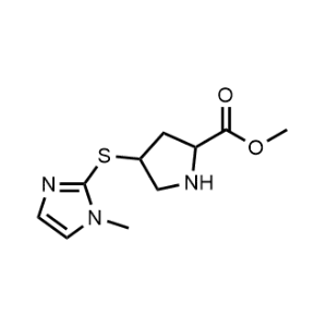 Methyl 4-((1-methyl-1H-imidazol-2-yl)thio)pyrrolidine-2-carboxylate|CS-1026679