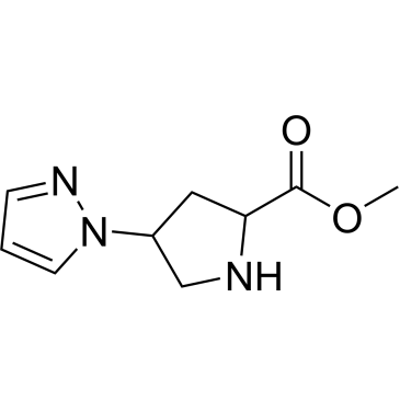 Methyl 4-(1H-pyrazol-1-yl)pyrrolidine-2-carboxylate|CS-1026689