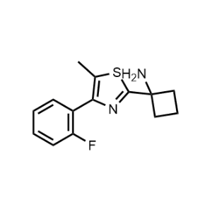 1-(4-(2-Fluorophenyl)-5-methylthiazol-2-yl)cyclobutan-1-amine|CS-1026773