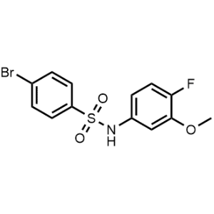 4-Bromo-N-(4-fluoro-3-methoxyphenyl)benzenesulfonamide|CS-1027105