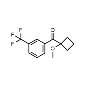 (1-Methoxycyclobutyl)(3-(trifluoromethyl)phenyl)methanone|CS-1027186