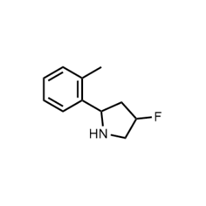4-Fluoro-2-(O-tolyl)pyrrolidine|CS-1027245