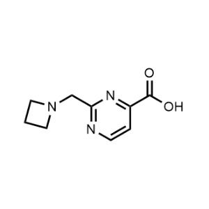 2-(Azetidin-1-ylmethyl)pyrimidine-4-carboxylic acid|CS-1027454
