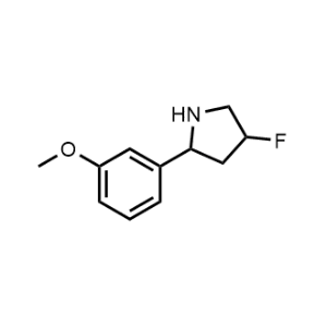 4-Fluoro-2-(3-methoxyphenyl)pyrrolidine|CS-1027500