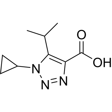 1-Cyclopropyl-5-isopropyl-1H-1,2,3-triazole-4-carboxylic acid|CS-1027520