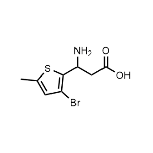 3-Amino-3-(3-bromo-5-methylthiophen-2-yl)propanoic acid|CS-1027548