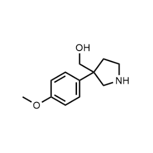 (3-(4-Methoxyphenyl)pyrrolidin-3-yl)methanol|CS-1027598