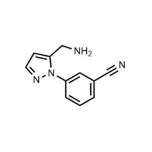 3-(5-(Aminomethyl)-1H-pyrazol-1-yl)benzonitrile|CS-1027703