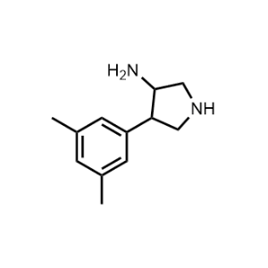 4-(3,5-Dimethylphenyl)pyrrolidin-3-amine|CS-1027883