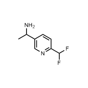 1-(6-(Difluoromethyl)pyridin-3-yl)ethan-1-amine|CS-1028039
