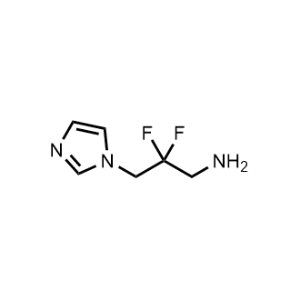 2,2-Difluoro-3-(1H-imidazol-1-yl)propan-1-amine|CS-1028277