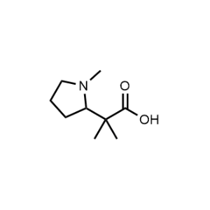 2-Methyl-2-(1-methylpyrrolidin-2-yl)propanoic acid|CS-1028316