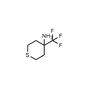 4-(Trifluoromethyl)tetrahydro-2H-thiopyran-4-amine|CS-1028373