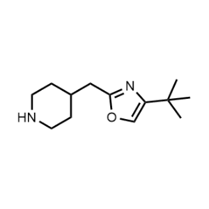 4-(Tert-butyl)-2-(piperidin-4-ylmethyl)oxazole|CS-1028642