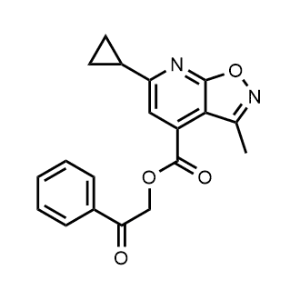 2-Oxo-2-phenylethyl 6-cyclopropyl-3-methylisoxazolo[5,4-b]pyridine-4-carboxylate|CS-1029019