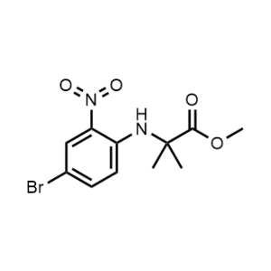 Methyl 2-((4-bromo-2-nitrophenyl)amino)-2-methylpropanoate|CS-1029434