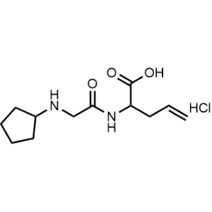 2-(2-(Cyclopentylamino)acetamido)pent-4-enoic acid hydrochloride|CS-1029660
