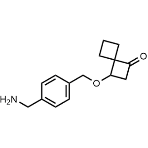 3-((4-(Aminomethyl)benzyl)oxy)spiro[3.3]heptan-1-one|CS-1029717