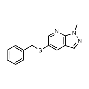 5-(Benzylthio)-1-methyl-1H-pyrazolo[3,4-b]pyridine|CS-1029772