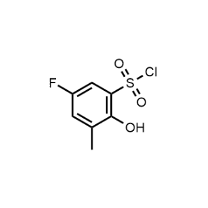 5-Fluoro-2-hydroxy-3-methylbenzenesulfonyl chloride|CS-1029774