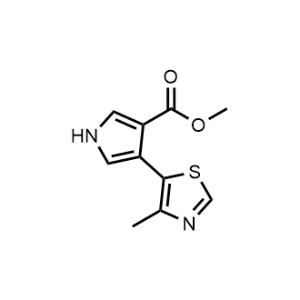 Methyl 4-(4-methylthiazol-5-yl)-1H-pyrrole-3-carboxylate|CS-1029841