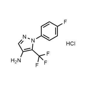 1-(4-Fluorophenyl)-5-(trifluoromethyl)-1H-pyrazol-4-amine hydrochloride|CS-1029900
