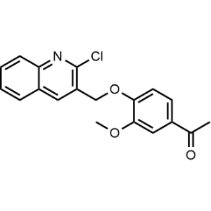 1-(4-((2-Chloroquinolin-3-yl)methoxy)-3-methoxyphenyl)ethan-1-one|CS-1030005