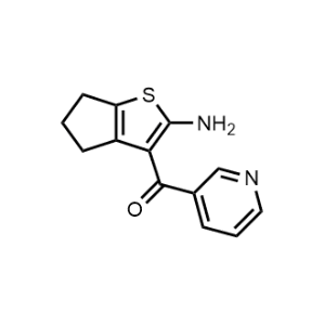(2-Amino-5,6-dihydro-4H-cyclopenta[b]thiophen-3-yl)(pyridin-3-yl)methanone|CS-1030041