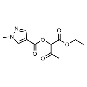 1-Ethoxy-1,3-dioxobutan-2-yl 1-methyl-1H-pyrazole-4-carboxylate|CS-1030086
