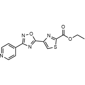 Ethyl 4-(3-(pyridin-4-yl)-1,2,4-oxadiazol-5-yl)thiazole-2-carboxylate|CS-1030248