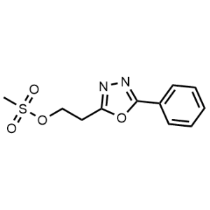 2-(5-Phenyl-1,3,4-oxadiazol-2-yl)ethyl methanesulfonate|CS-1030265