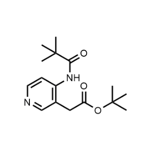 Tert-butyl 2-(4-pivalamidopyridin-3-yl)acetate|CS-1030345