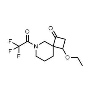3-Ethoxy-6-(2,2,2-trifluoroacetyl)-6-azaspiro[3.5]nonan-1-one|CS-1030353