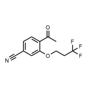 4-Acetyl-3-(3,3,3-trifluoropropoxy)benzonitrile|CS-1030411