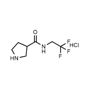 N-(2,2,2-Trifluoroethyl)pyrrolidine-3-carboxamide hydrochloride|CS-1030439