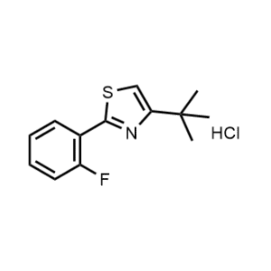 4-(Tert-butyl)-2-(2-fluorophenyl)thiazole hydrochloride|CS-1030452