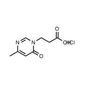3-(4-Methyl-6-oxopyrimidin-1(6H)-yl)propanoic acid hydrochloride|CS-1030635
