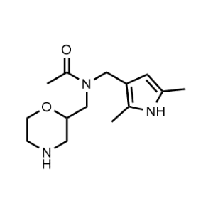 N-((2,5-Dimethyl-1H-pyrrol-3-yl)methyl)-N-(morpholin-2-ylmethyl)acetamide|CS-1030673