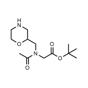 Tert-butyl N-acetyl-N-(morpholin-2-ylmethyl)glycinate|CS-1030741